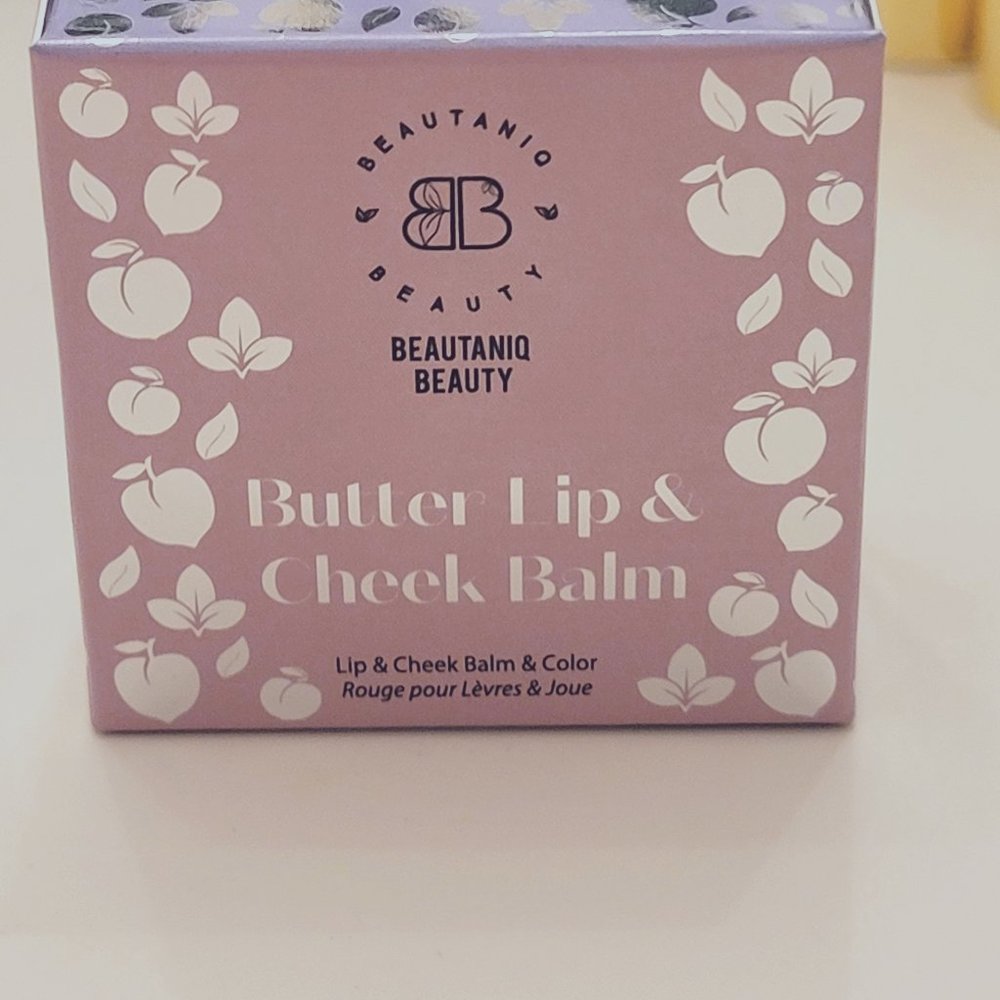 Beautaniq Beauty Butter Lip & Cheek Balm ~ New ~ Peach Blush